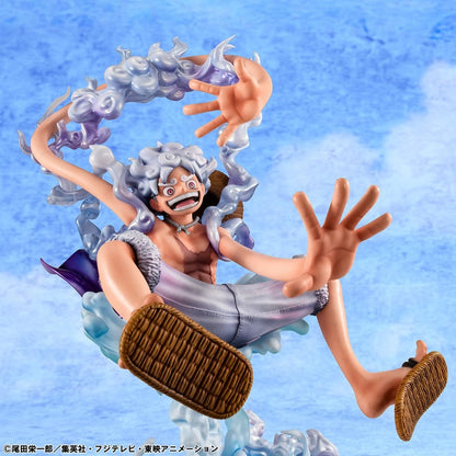 One Piece Portrait.Of.Pirates PVC Figure "Evolutionary History" Monkey D. Luffy "Gear Fifth" 26 cm